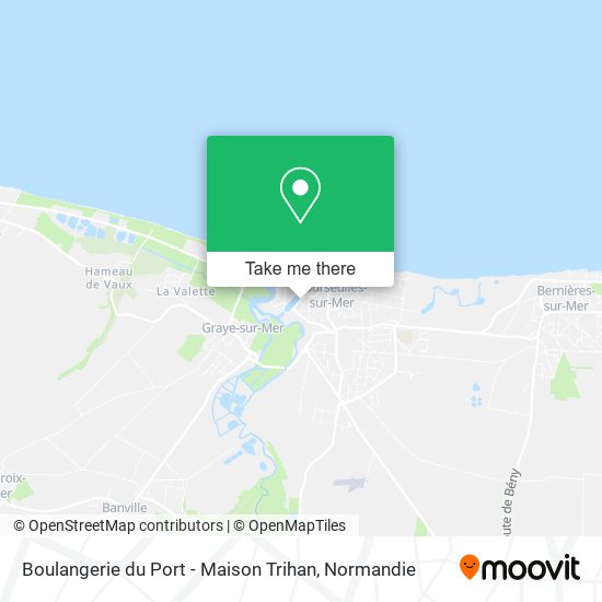 Mapa Boulangerie du Port - Maison Trihan