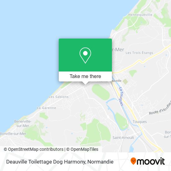 Mapa Deauville Toilettage Dog Harmony