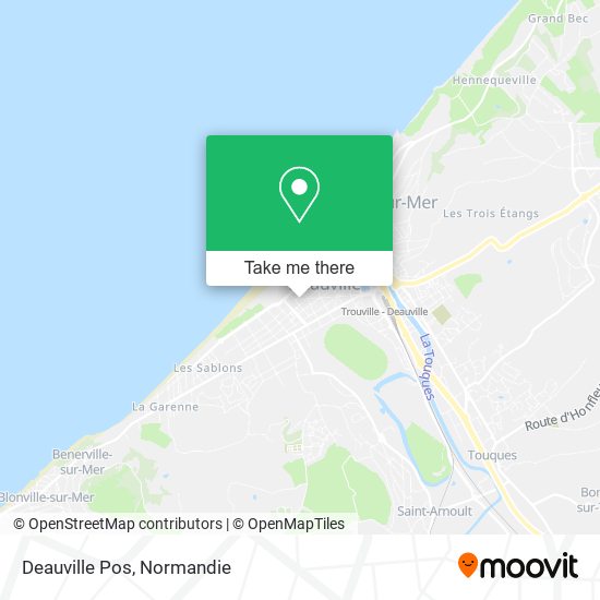 Deauville Pos map