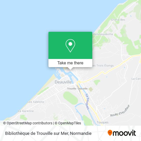 Bibliothèque de Trouville sur Mer map