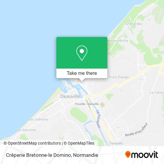 Mapa Crêperie Bretonne-le Domino