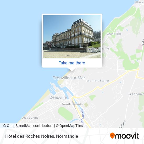Hôtel des Roches Noires map
