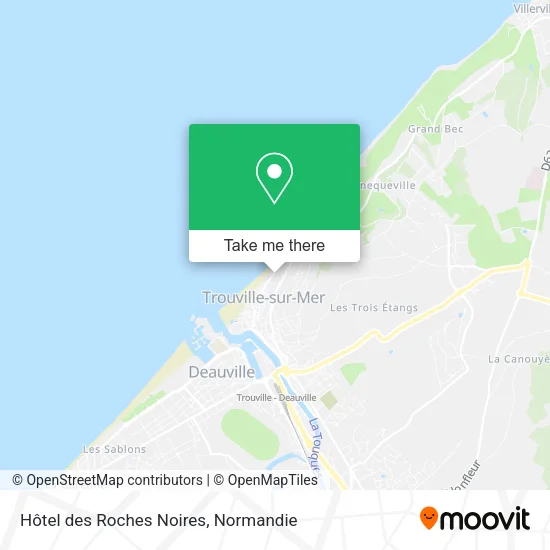 Hôtel des Roches Noires map