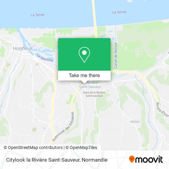 Citylook la Rivière Saint-Sauveur map