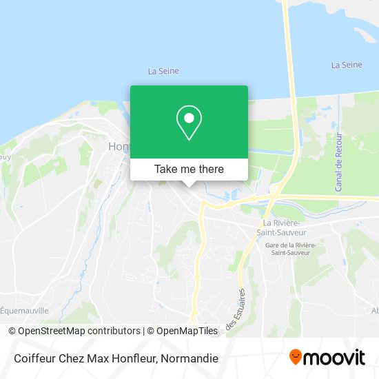 Mapa Coiffeur Chez Max Honfleur