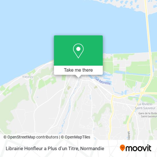 Mapa Librairie Honfleur a Plus d'un Titre