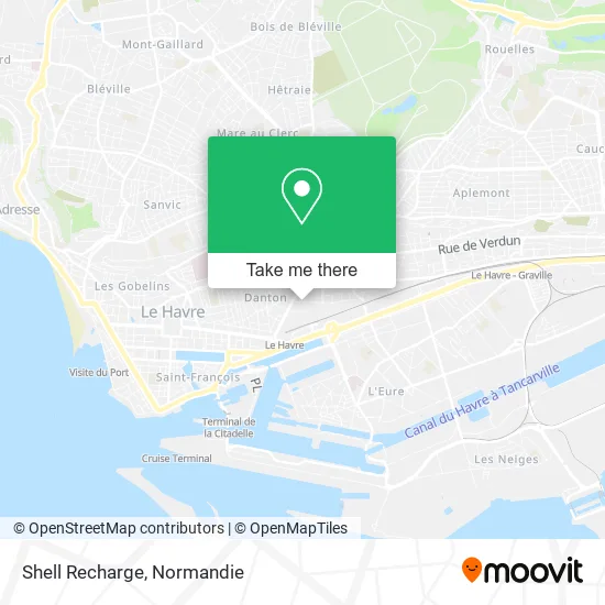 Shell Recharge map