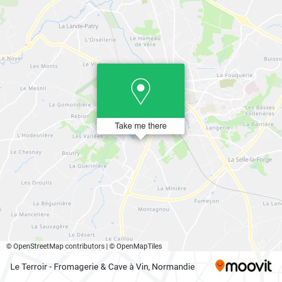 Le Terroir - Fromagerie & Cave à Vin map