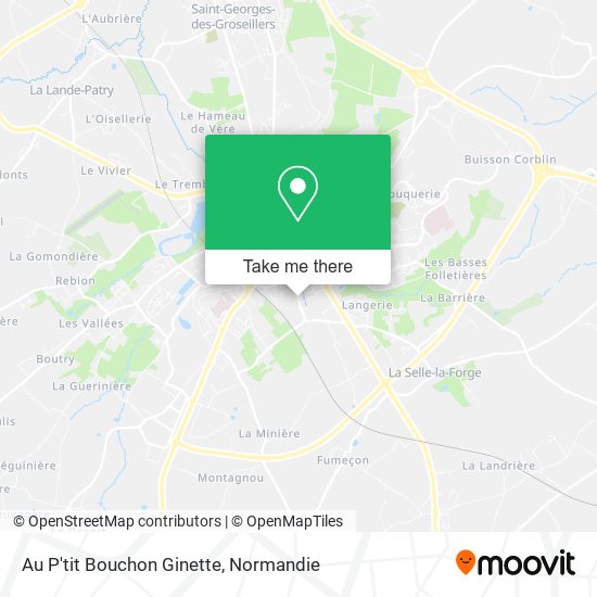 Au P'tit Bouchon Ginette map