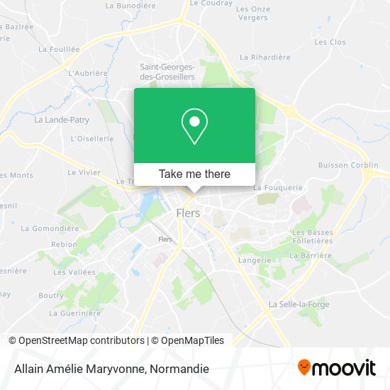 Allain Amélie Maryvonne map