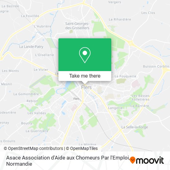 Asace Association d'Aide aux Chomeurs Par l'Emploi map