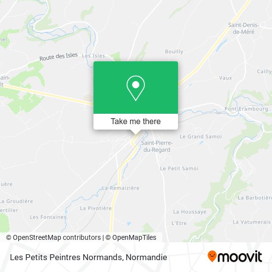 Les Petits Peintres Normands map