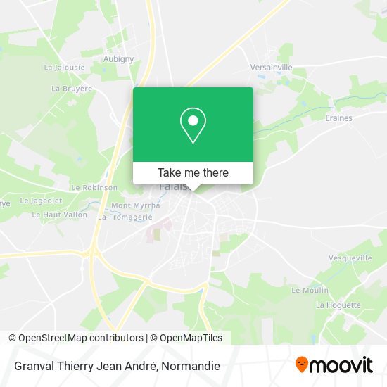 Granval Thierry Jean André map