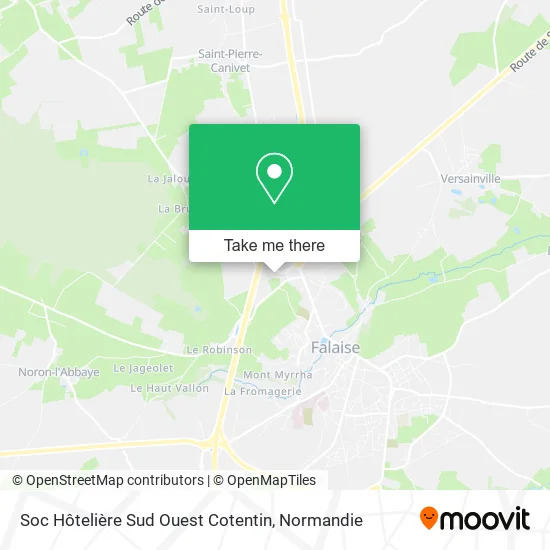 Soc Hôtelière Sud Ouest Cotentin map