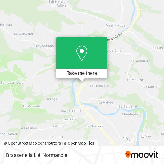 Brasserie la Lié map