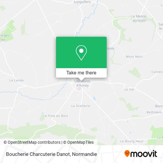 Boucherie Charcuterie Danot map