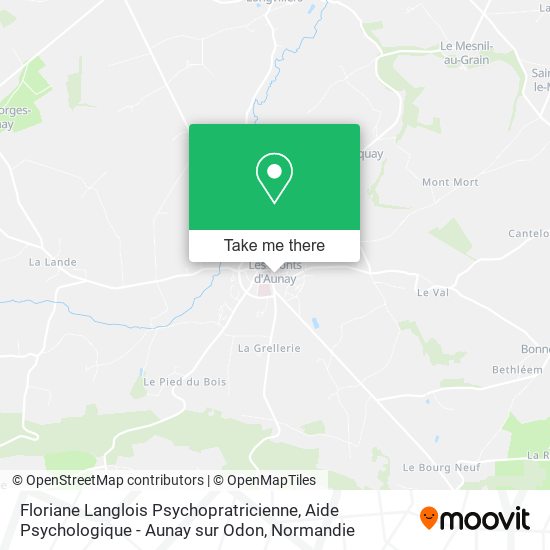 Floriane Langlois Psychopratricienne, Aide Psychologique - Aunay sur Odon map