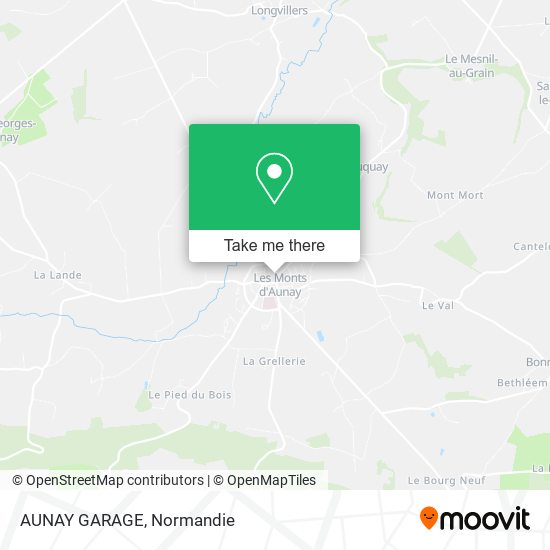 AUNAY GARAGE map