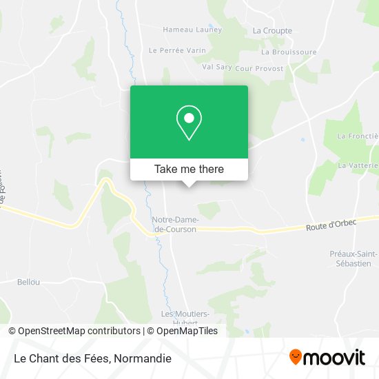 Le Chant des Fées map