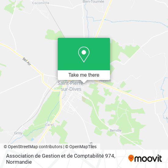 Association de Gestion et de Comptabilité 974 map