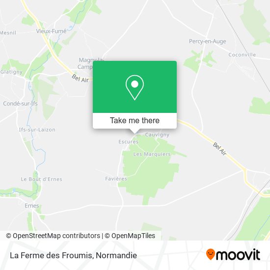 La Ferme des Froumis map