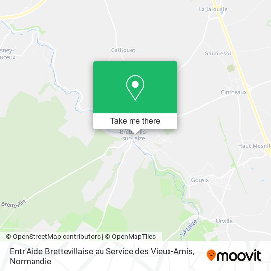 Entr'Aide Brettevillaise au Service des Vieux-Amis map