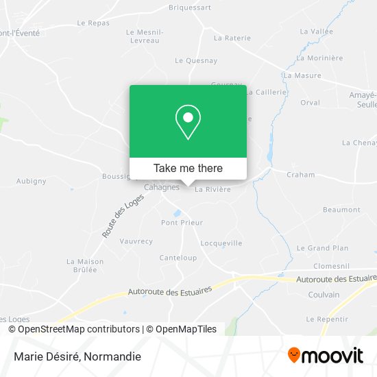 Marie Désiré map