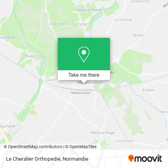 Le Cheralier Orthopedie map