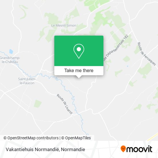 Vakantiehuis Normandië map