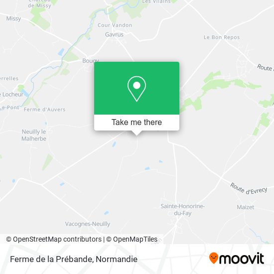 Ferme de la Prébande map
