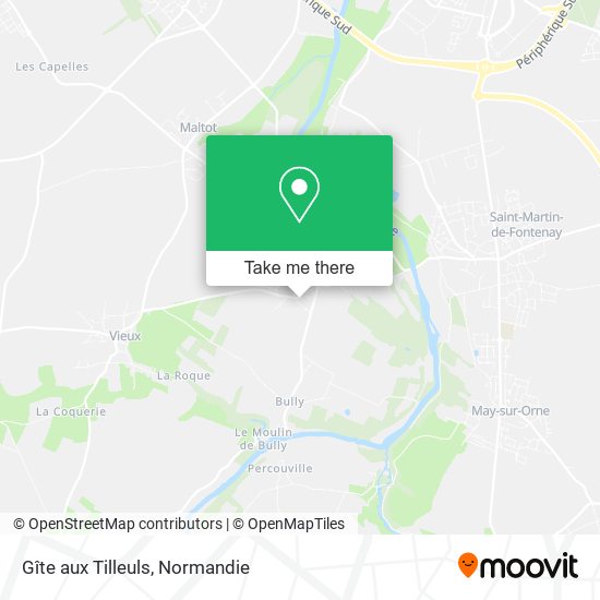 Gîte aux Tilleuls map