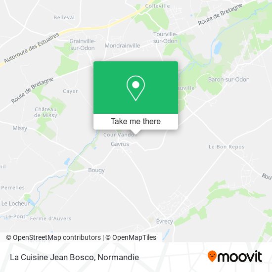 La Cuisine Jean Bosco map