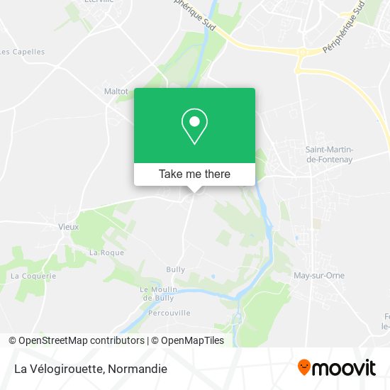 La Vélogirouette map