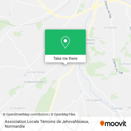 Association Locale Témoins de Jehovahlisieux map