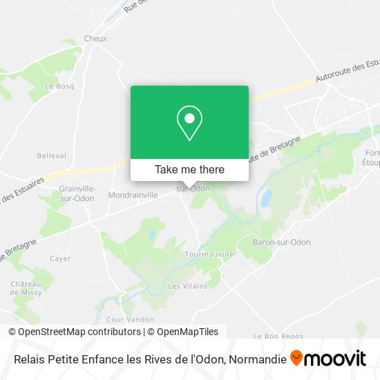 Relais Petite Enfance les Rives de l'Odon map