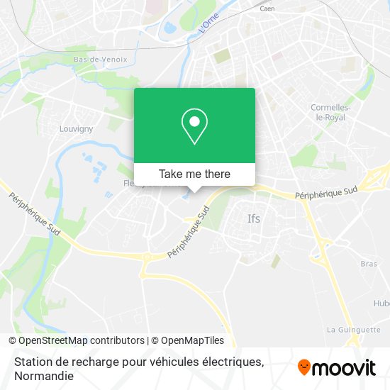 Station de recharge pour véhicules électriques map