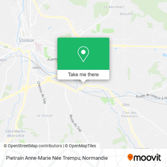 Pietrain Anne-Marie Née Trempu map