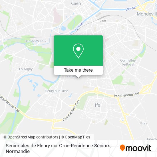 Senioriales de Fleury sur Orne-Résidence Séniors map