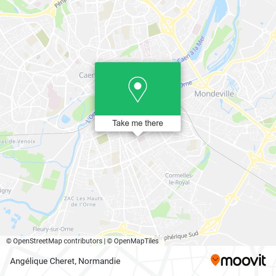 Angélique Cheret map