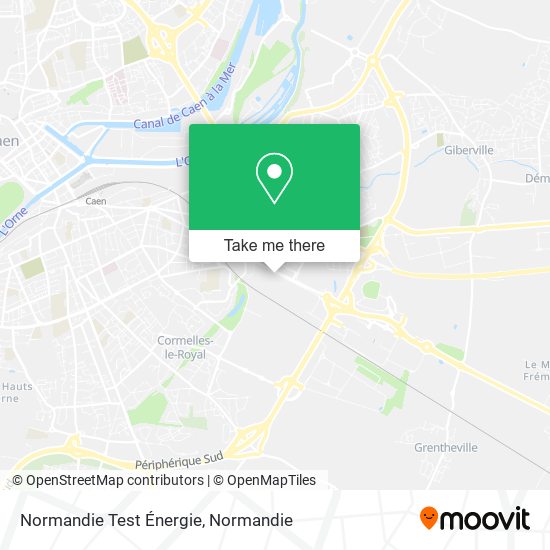 Normandie Test Énergie map