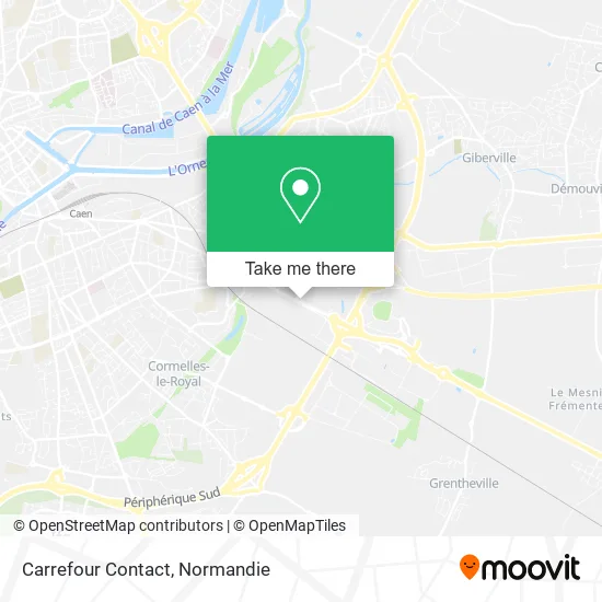 Carrefour Contact map