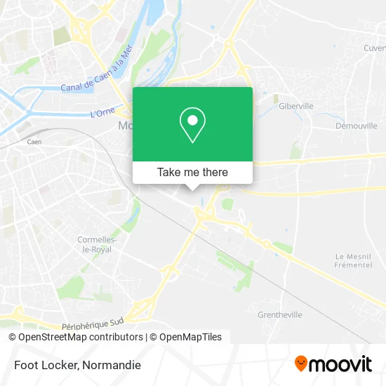 Foot Locker map