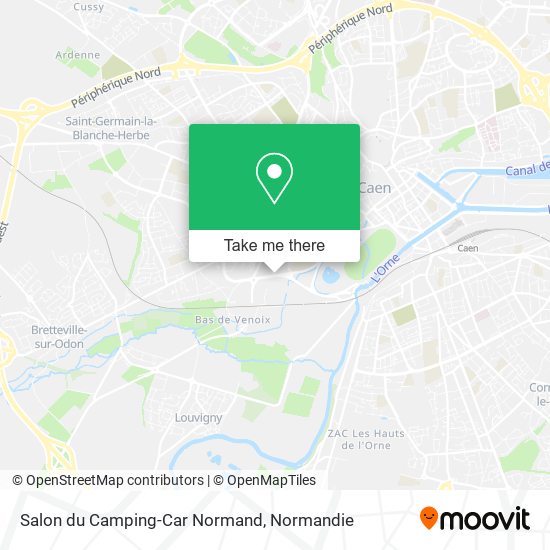 Salon du Camping-Car Normand map