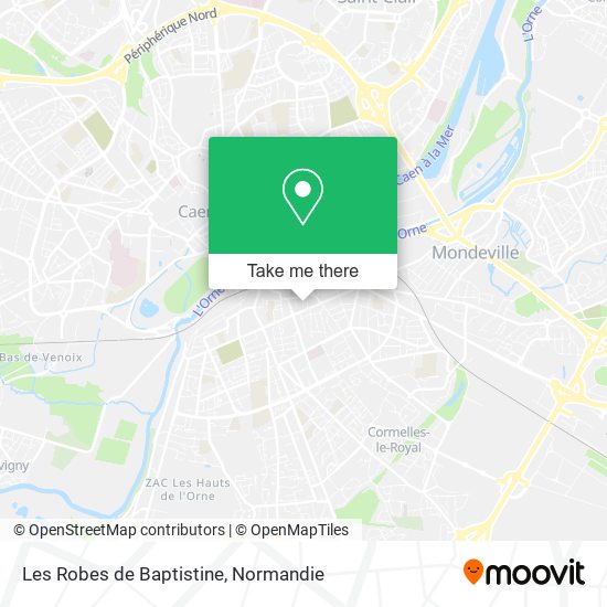 Les Robes de Baptistine map