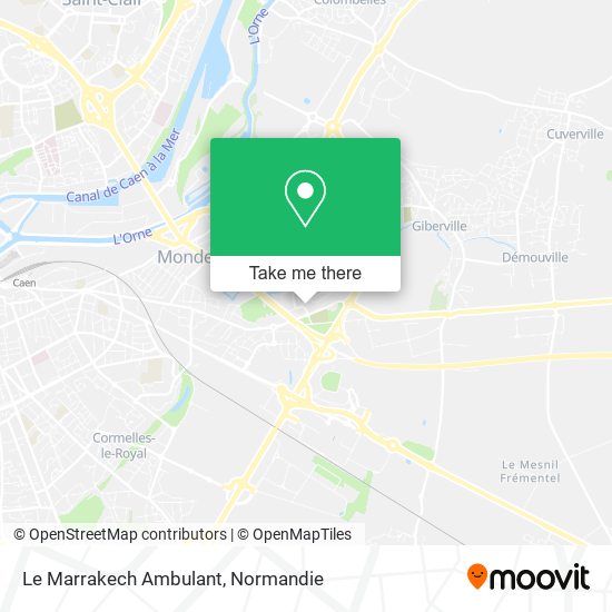 Le Marrakech Ambulant map