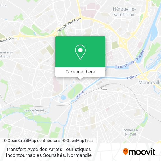 Transfert Avec des Arrêts Touristiques Incontournables Souhaités map