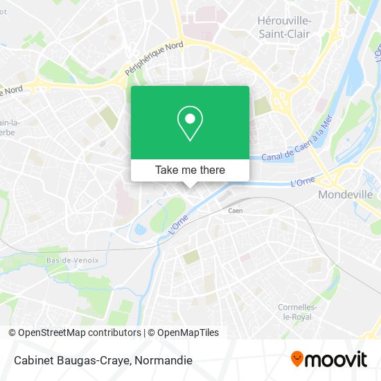 Cabinet Baugas-Craye map