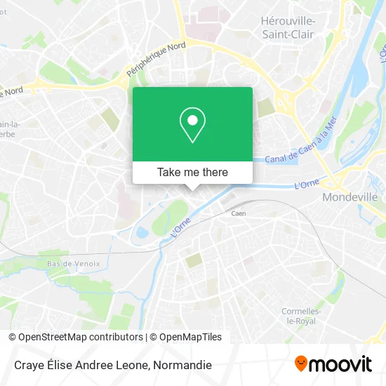 Craye Élise Andree Leone map