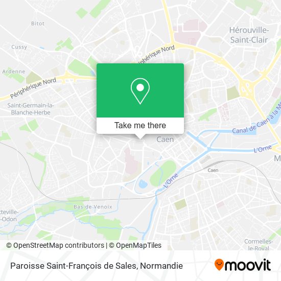 Paroisse Saint-François de Sales map