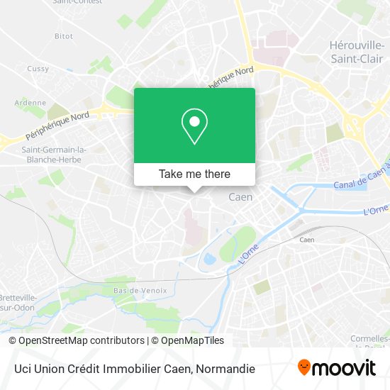 Uci Union Crédit Immobilier Caen map